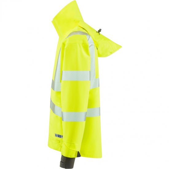 Leo Dartmoor Ecoviz 15K Performance+ Breathable Bomber Jacket Hi-Vis Yellow - Ropa de trabajo - Ropa de trabajo 3XL-6XL
