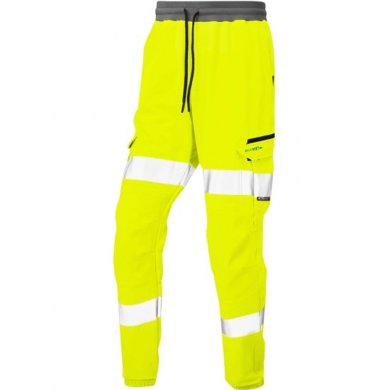 Leo Hawkridge Ecoviz High Performance 4X Stretch Trouser Hi-Vis Yellow - Ropa de trabajo - Ropa de trabajo 3XL-6XL