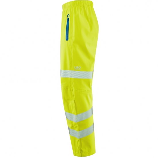 Leo Lundy Ltec 20K High Performance Breathable Waterproof Ov Hi-Vis Yellow - Ropa de trabajo - Ropa de trabajo 3XL-6XL