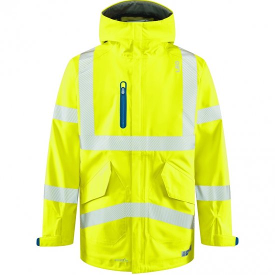 Leo Marisco LTEC 20K High Performance Breathable Waterproof Hi-Vis Yellow - Ropa de trabajo - Ropa de trabajo 3XL-6XL