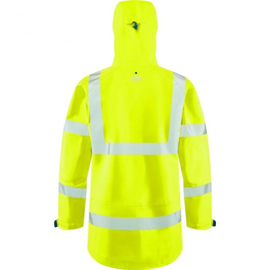 Leo Marisco LTEC 20K High Performance Breathable Waterproof Hi-Vis Yellow - Ropa de trabajo - Ropa de trabajo 3XL-6XL