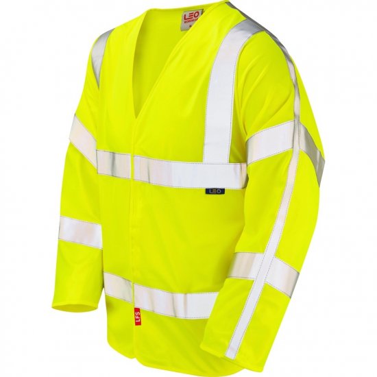 Leo Parkham Ecoviz Lfs Sleeved Waistcoat Hi-Vis Yellow - Ropa de trabajo - Ropa de trabajo 3XL-6XL