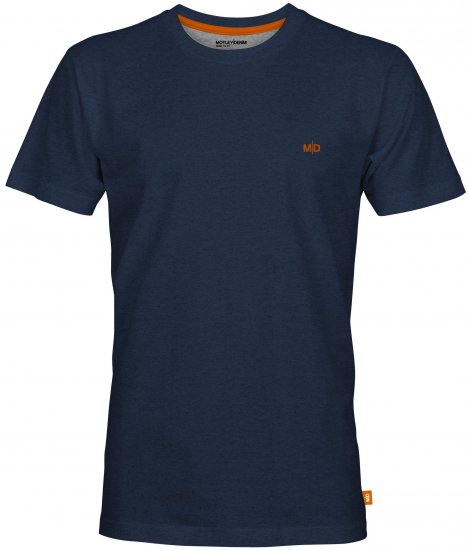 Motley Denim Stockholm T-shirt Dark Indigo - Camisetas - Camisetas - 2XL-14XL