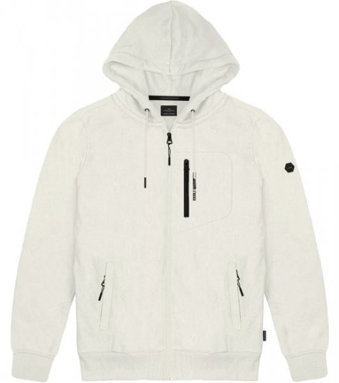 Double Outfitters MTOP-1160 Sudadera con capucha y cremallera Blanco - Sudaderas - Sudaderas 2XL-12XL