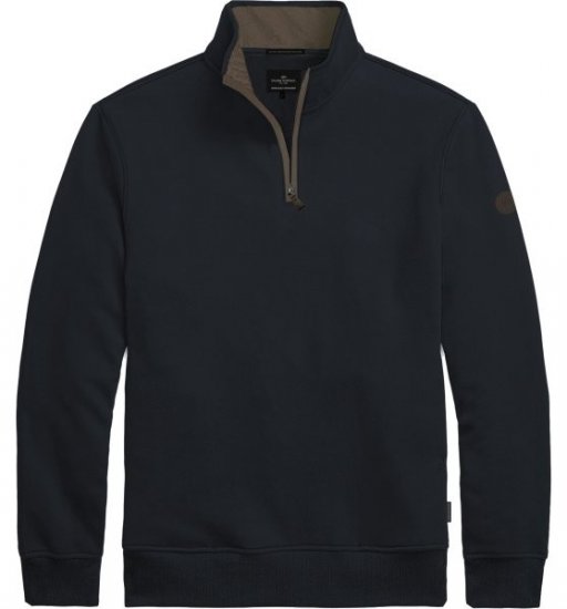 Double Outfitters MTOP-1163 Sudadera con media cremallera Azul marino - Sudaderas - Sudaderas 2XL-12XL