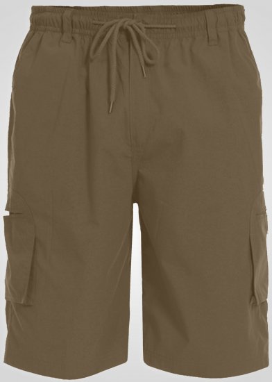D555 Nick Pantalones Cortos Cargo con Cintura Elástica Beige - Pantalones cortos - Pantalones cortos W40-W60