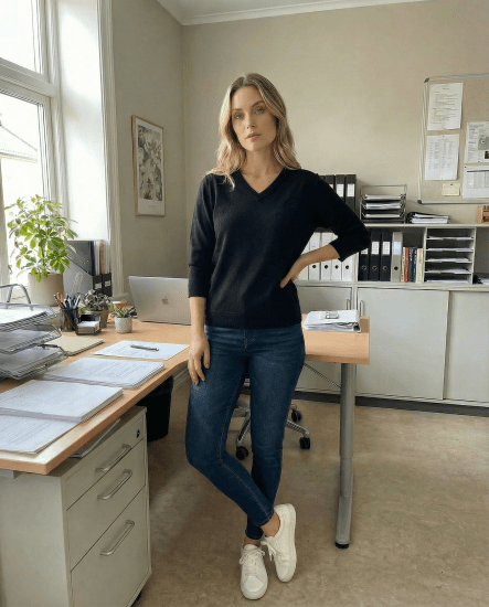 Nora Mikken GELINA Sweater Black - ROPA DE MUJER XS-XXL - 