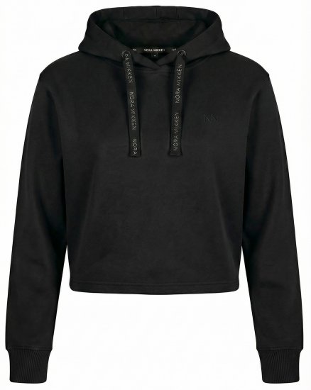 Nora Mikken KAMILLA Cropped Hoodie Black - ROPA DE MUJER XS-XXL - 