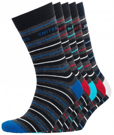 Smith & Jones Ockey 5-pack Socks (41-46) - Ropa interior - Ropa interior 2XL-8XL