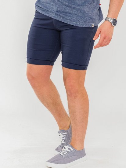 D555 Opala-1 Stretch Chino Shorts Navy - Pantalones cortos - Pantalones cortos W40-W60