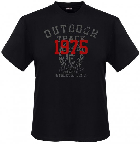 Adamo Outdoor track Comfort fit T-shirt Black - Camisetas - Camisetas - 2XL-14XL