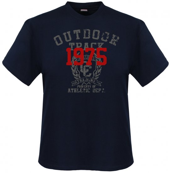 Adamo Outdoor track Comfort fit T-shirt Navy - Camisetas - Camisetas - 2XL-14XL