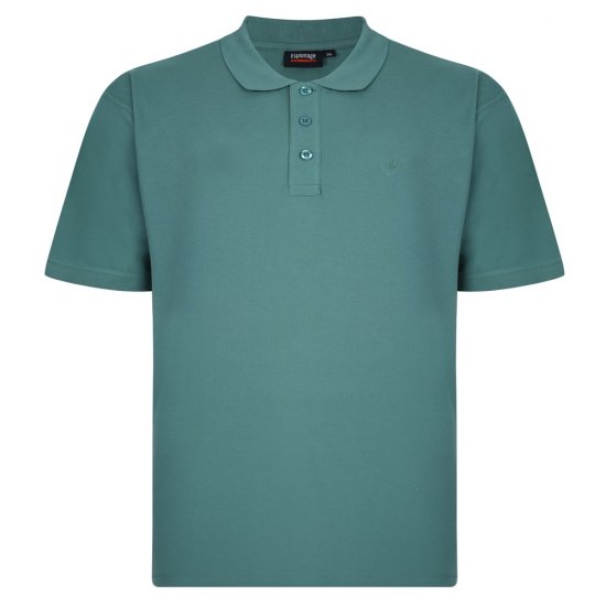 Espionage P074C Polo de Manga Corta Verde Abeto - Polos - Polos 2XL-8XL