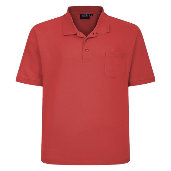 Espionage P074C Polo de Manga Corta Naranja Quemado - Polos - Polos 2XL-8XL