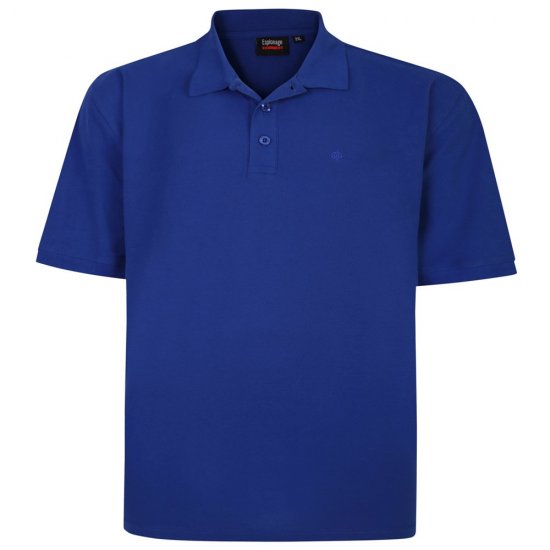 Espionage P074C Polo de Manga Corta Azul Royal - Polos - Polos 2XL-8XL