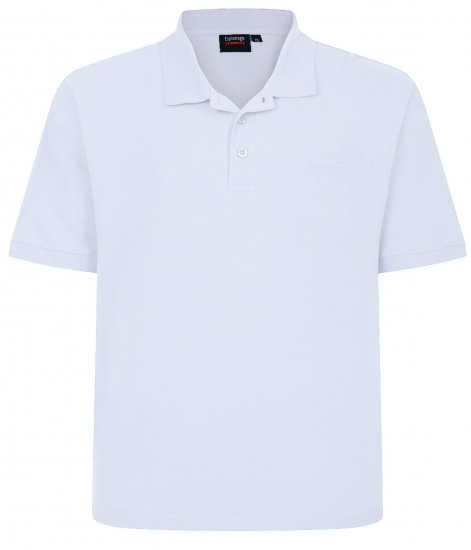 Espionage P074 polo blanco - Polos - Polos 2XL-8XL