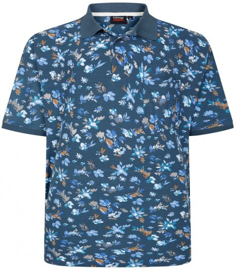 Espionage P221 polo con estampado floral - Polos - Polos 2XL-8XL