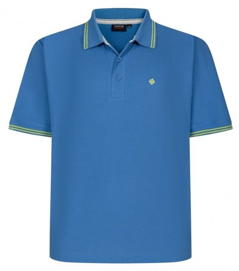 Espionage P232 Polo de piqué turq/lime - Polos - Polos 2XL-8XL