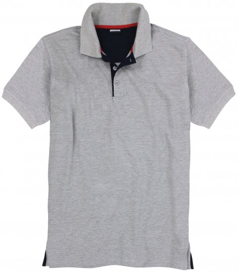 Adamo Pablo Comfort fit Polo Shirt Grey - Polos - Polos 2XL-8XL