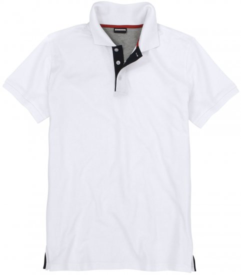 Adamo Pablo Comfort fit Polo Shirt White - Polos - Polos 2XL-8XL