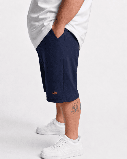 Motley Denim Paris Sweatshorts Dark Indigo - Pantalones y cortos de chándal - Pantalones y Pantalones cortos de chándal - 2XL-12XL