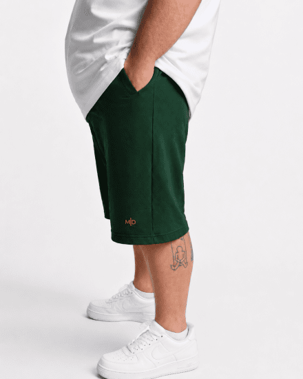 Motley Denim Paris Sweatshorts Racing Green - Pantalones y cortos de chándal - Pantalones y Pantalones cortos de chándal - 2XL-12XL