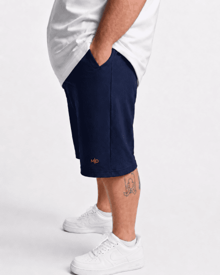 Motley Denim Paris Sweatshorts Navy - Pantalones y cortos de chándal - Pantalones y Pantalones cortos de chándal - 2XL-12XL