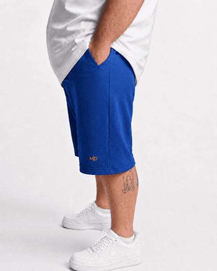 Motley Denim Paris Sweatshorts Royal Blue - Pantalones y cortos de chándal - Pantalones y Pantalones cortos de chándal - 2XL-12XL
