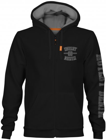 Motley Denim Parma Hoodie Black - Sudaderas - Sudaderas 2XL-12XL