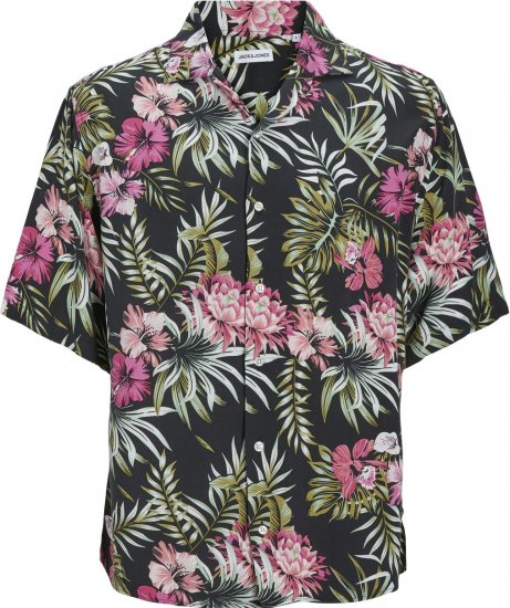 Jack & Jones JJEJEFF RESORT SHIRT Pink Nectar - Camisas - Camisas 2XL-10XL