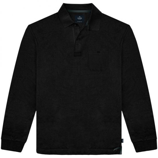 Double Outfitters PS-3100 Polo Shirt Chest Pocket Black - Polos - Polos 2XL-8XL