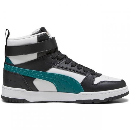 Puma RBD Game Men Sneakers Black-Teal-White - Calzado de hombre 40-52 - Zapatillas de hombre tallas 40-52