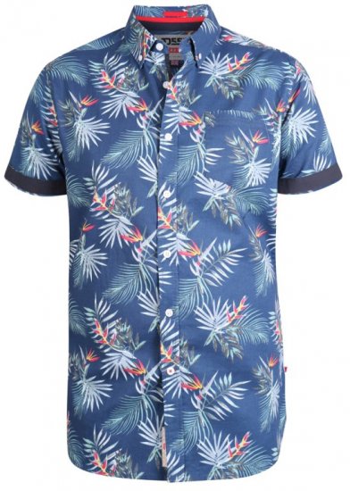 D555 Reuben Hawaii Shirt Navy - Camisas - Camisas 2XL-10XL