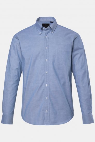 JP1880 Oxford Shirt Flexnamic Long Sleeve Ash Turquoise - Camisas - Camisas 2XL-10XL