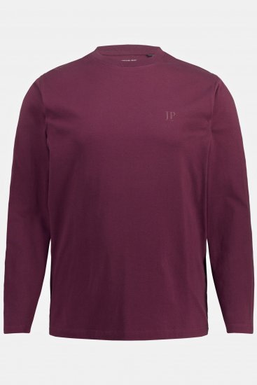 JP1880 Long Sleeve OEKO-TEX T-shirt Dark Red - Camisetas - Camisetas - 2XL-14XL