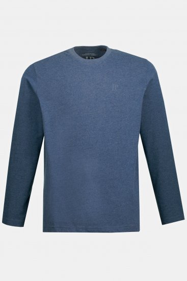 JP1880 Long Sleeve OEKO-TEX T-Shirt Blue Denim - Camisetas - Camisetas - 2XL-14XL