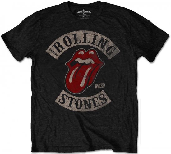 Rolling Stones 1978 Tour T-shirt Black - Camisetas - Camisetas - 2XL-14XL
