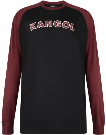 Kangol Rufio Long Sleeve T-shirt Black - Camisetas - Camisetas - 2XL-14XL