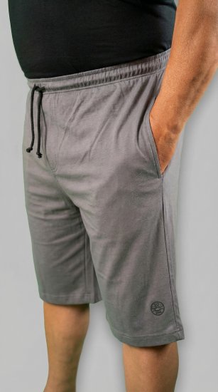 20 Nodi Scirocco Short Leg Sports Pants in Combed Cotton Jersey Grey - Pantalones y cortos de chándal - Pantalones y Pantalones cortos de chándal - 2XL-12XL