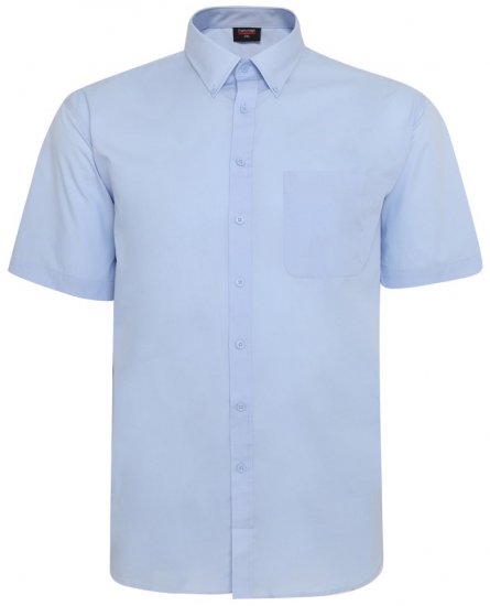 Espionage SH149 Camisa de Manga Corta Azul - Camisas - Camisas 2XL-10XL