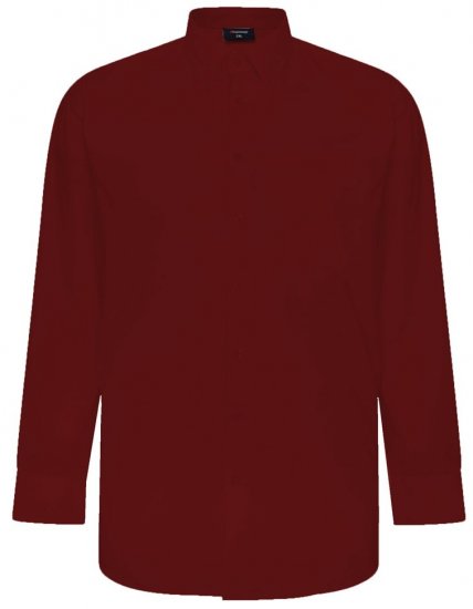 Espionage SH150 camisa de manga larga rojo vino - Camisas - Camisas 2XL-10XL