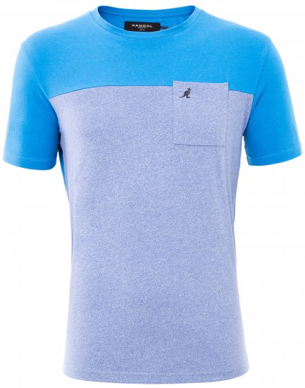 Kangol Sherwin T-shirt Blue - Camisetas - Camisetas - 2XL-14XL