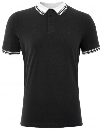 Kangol Shipley Polo Black - Polos - Polos 2XL-8XL
