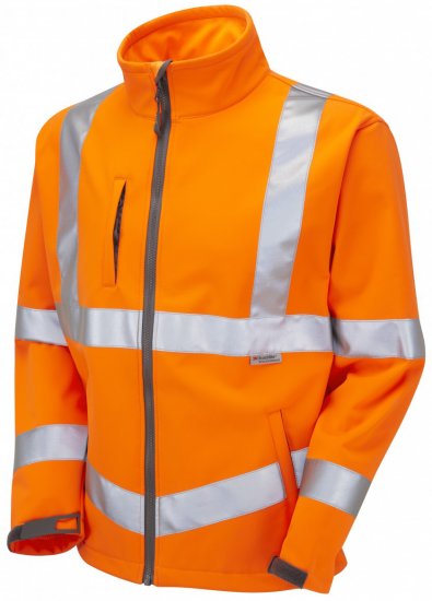 Leo Buckland Softshell Jacket Orange - Ropa de trabajo - Ropa de trabajo 3XL-6XL