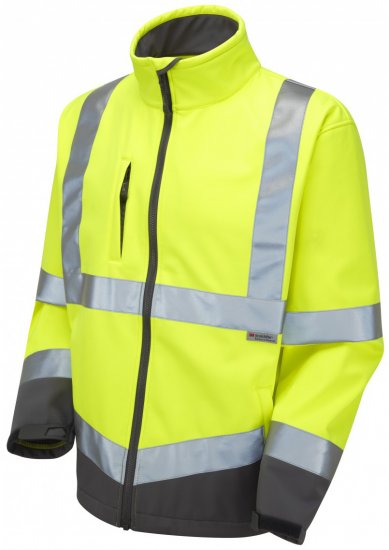 Leo Buckland Softshell Jacket Yellow - Ropa de trabajo - Ropa de trabajo 3XL-6XL