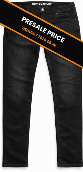 Motley Denim Soho 5-Pocket Jeans Black - Vaqueros & pantalones - Vaqueros y Pantalones - W40-W70