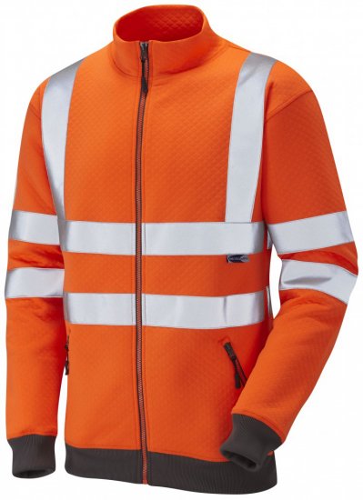 Leo Libbaton Track Top Hi-Vis Orange - Ropa de trabajo - Ropa de trabajo 3XL-6XL