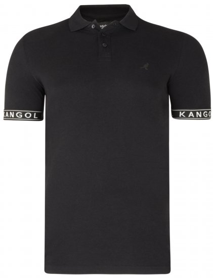 Kangol Steep Polo Black - Polos - Polos 2XL-8XL