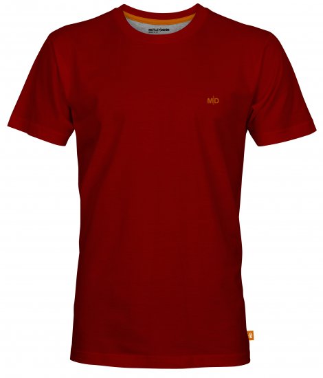 Motley Denim Stockholm T-shirt Red - Camisetas - Camisetas - 2XL-14XL