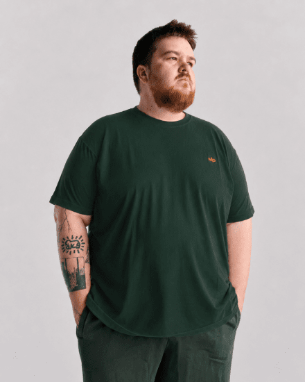 Motley Denim Stockholm T-shirt Racing Green - Camisetas - Camisetas - 2XL-14XL